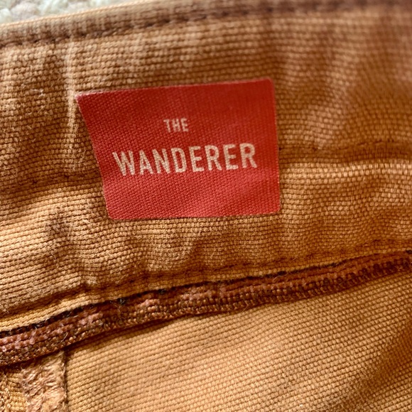 Anthropologie Women’s Khaki Jeans - The Wanderer - Sz 27 Embroidered Floral - Picture 9 of 11